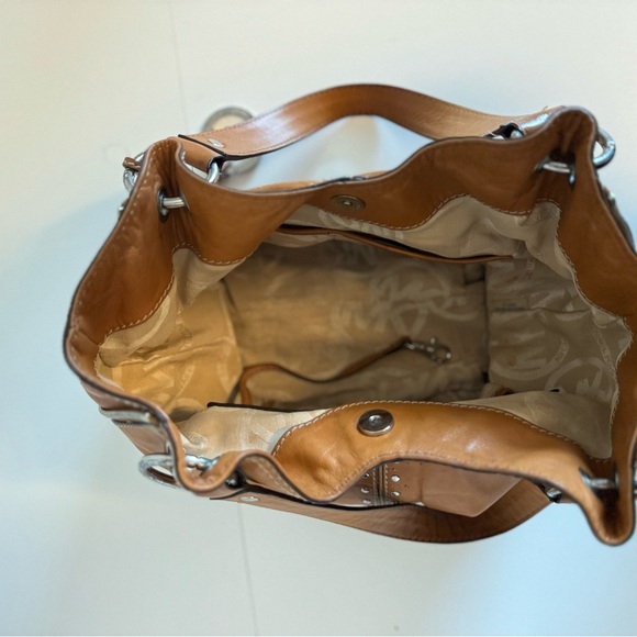 Michael Kors Astor Leather Hobo Shoulder Bag - Picture 15 of 17